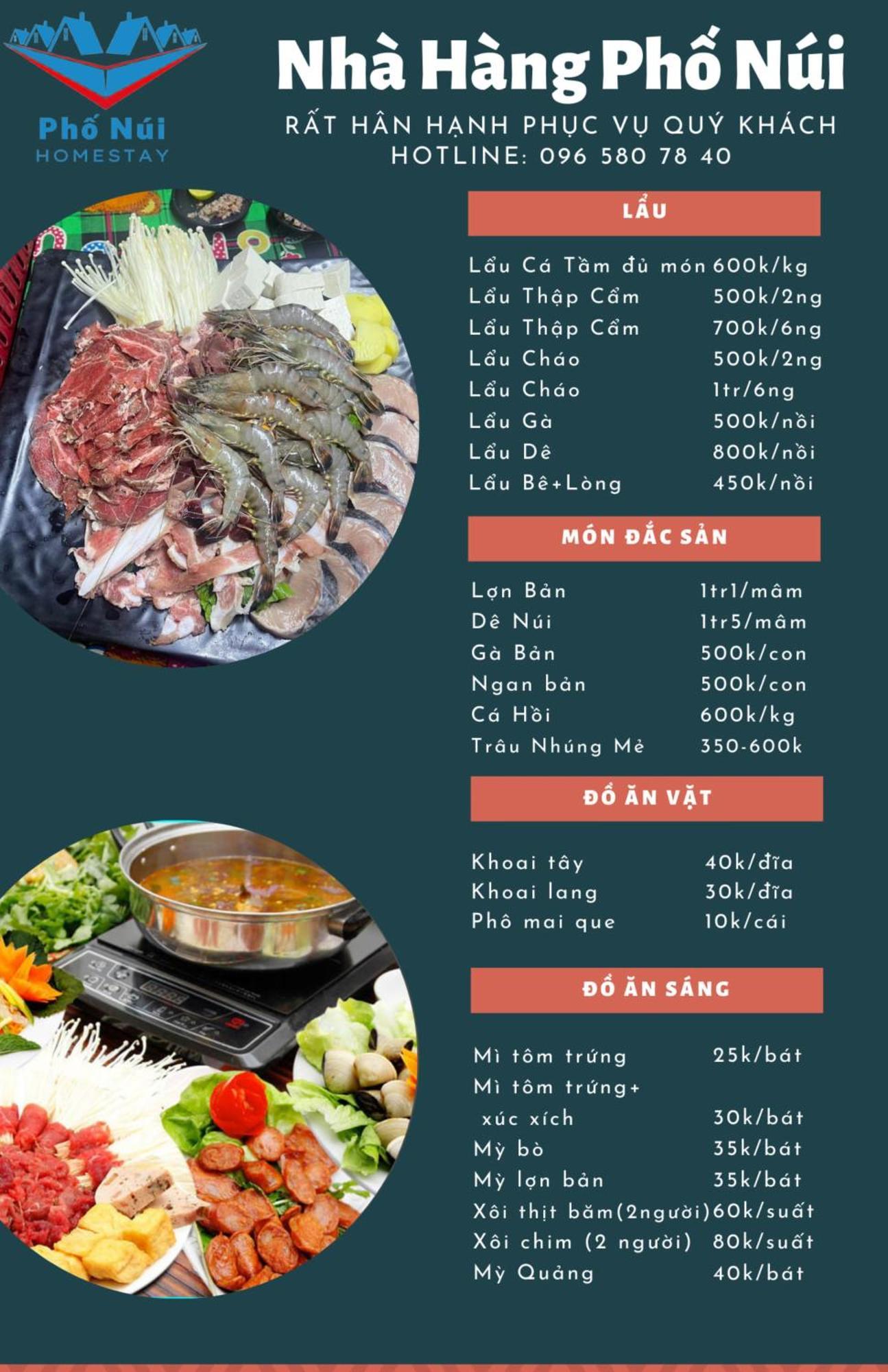 Bac Yen Nha Hang Homestay Pho Nui מראה חיצוני תמונה